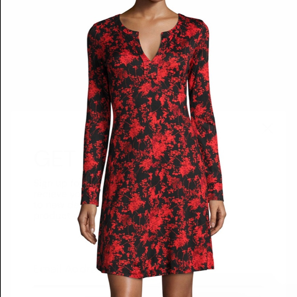 Diane Von Furstenberg Pixie Silk Floral Dress Size 8